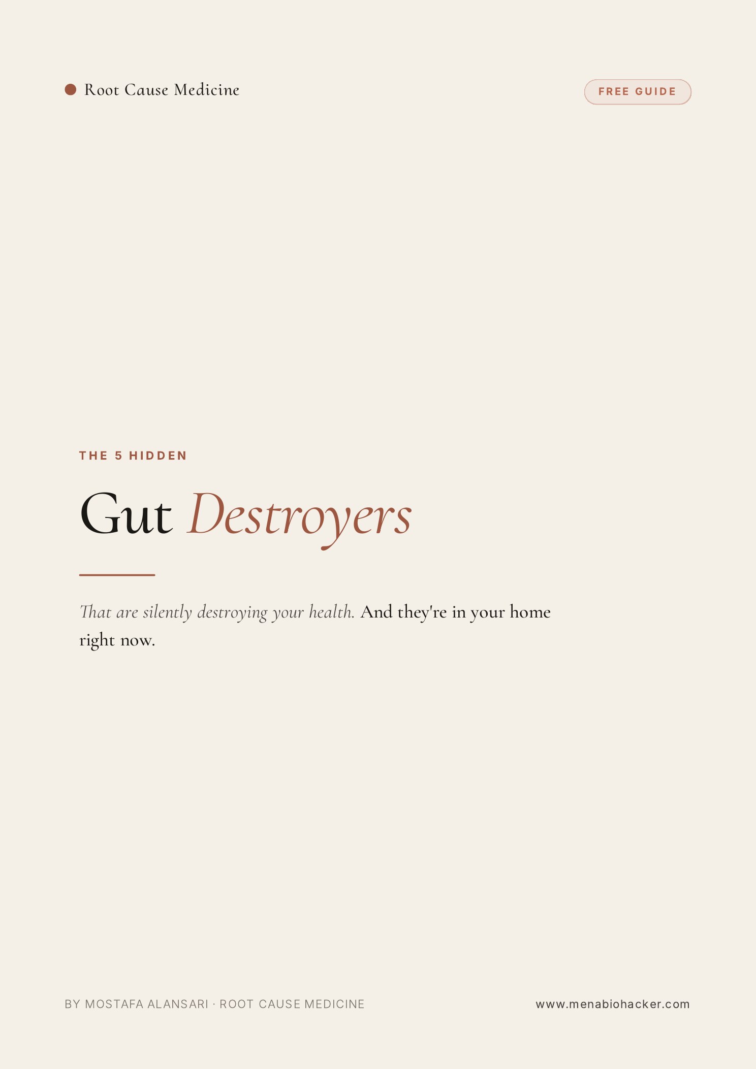 The 5 Hidden Gut Destroyers cover