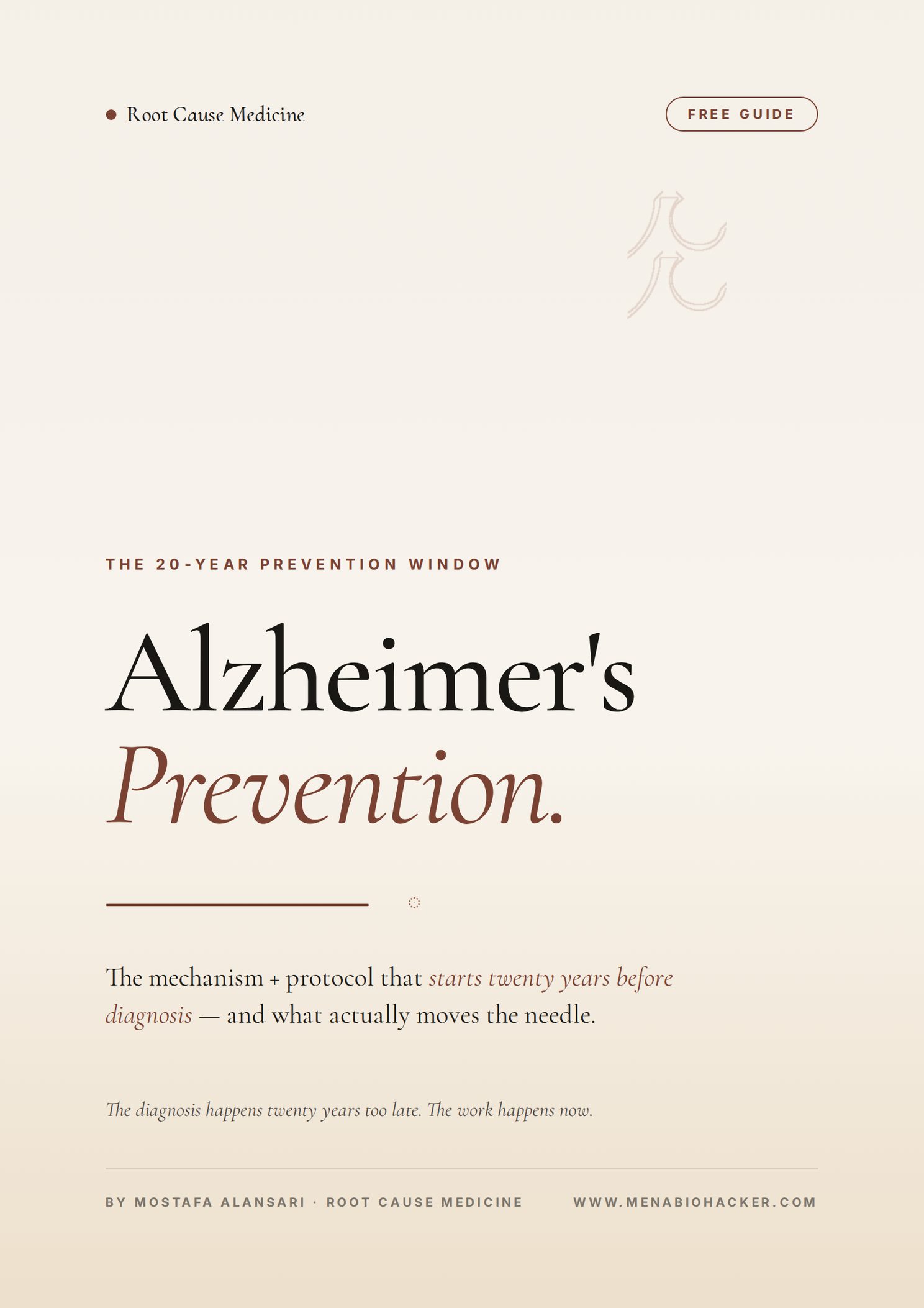 Alzheimer's Prevention cover