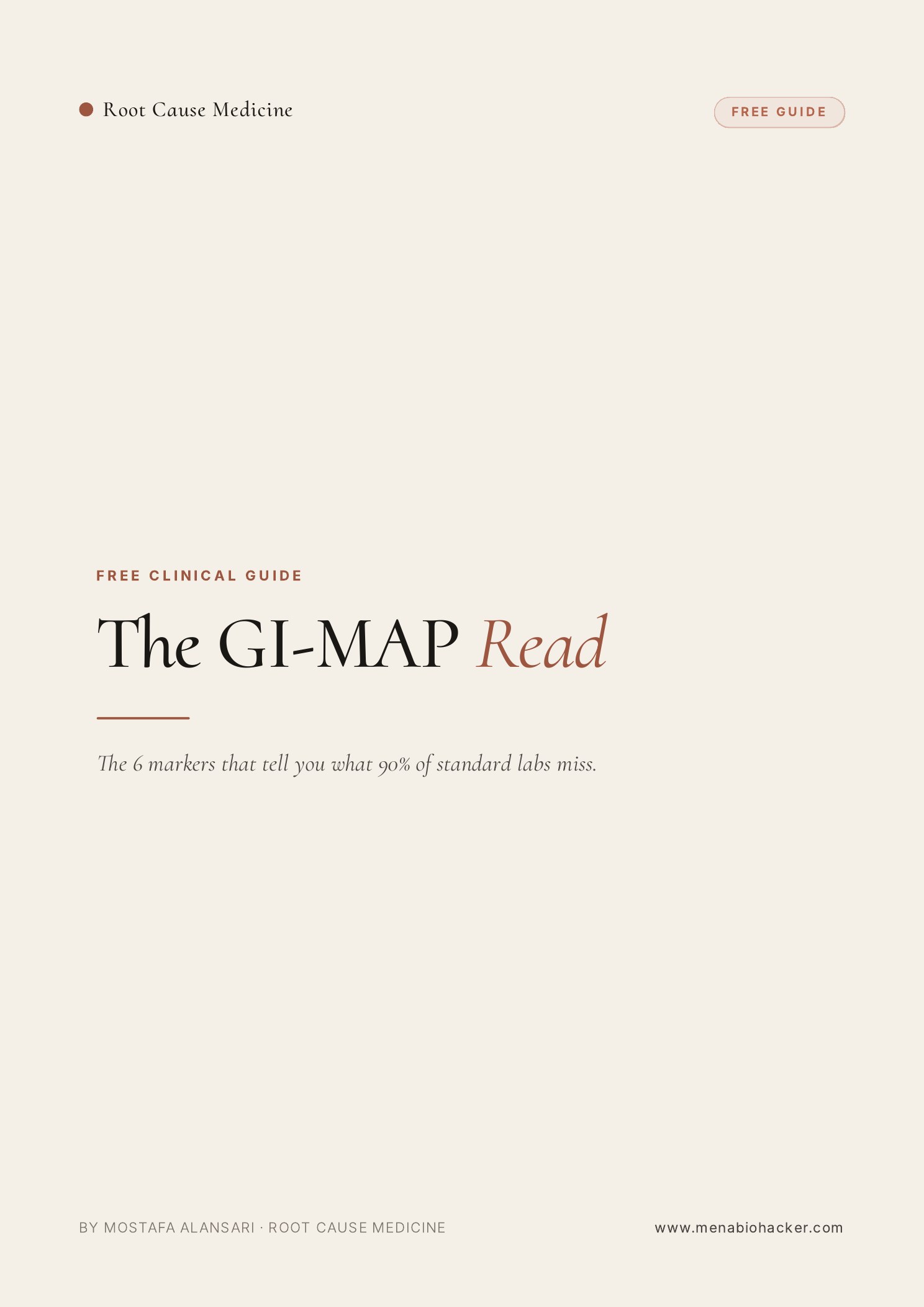 The GI-MAP Read cover