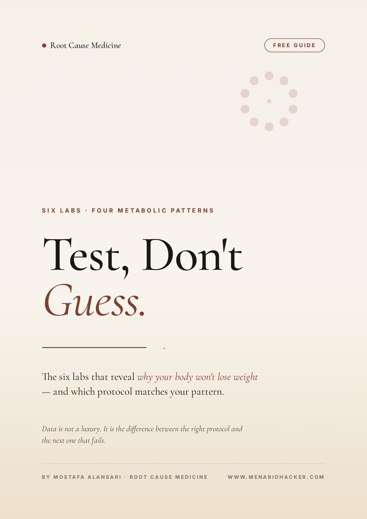 Test, Don't Guess cover