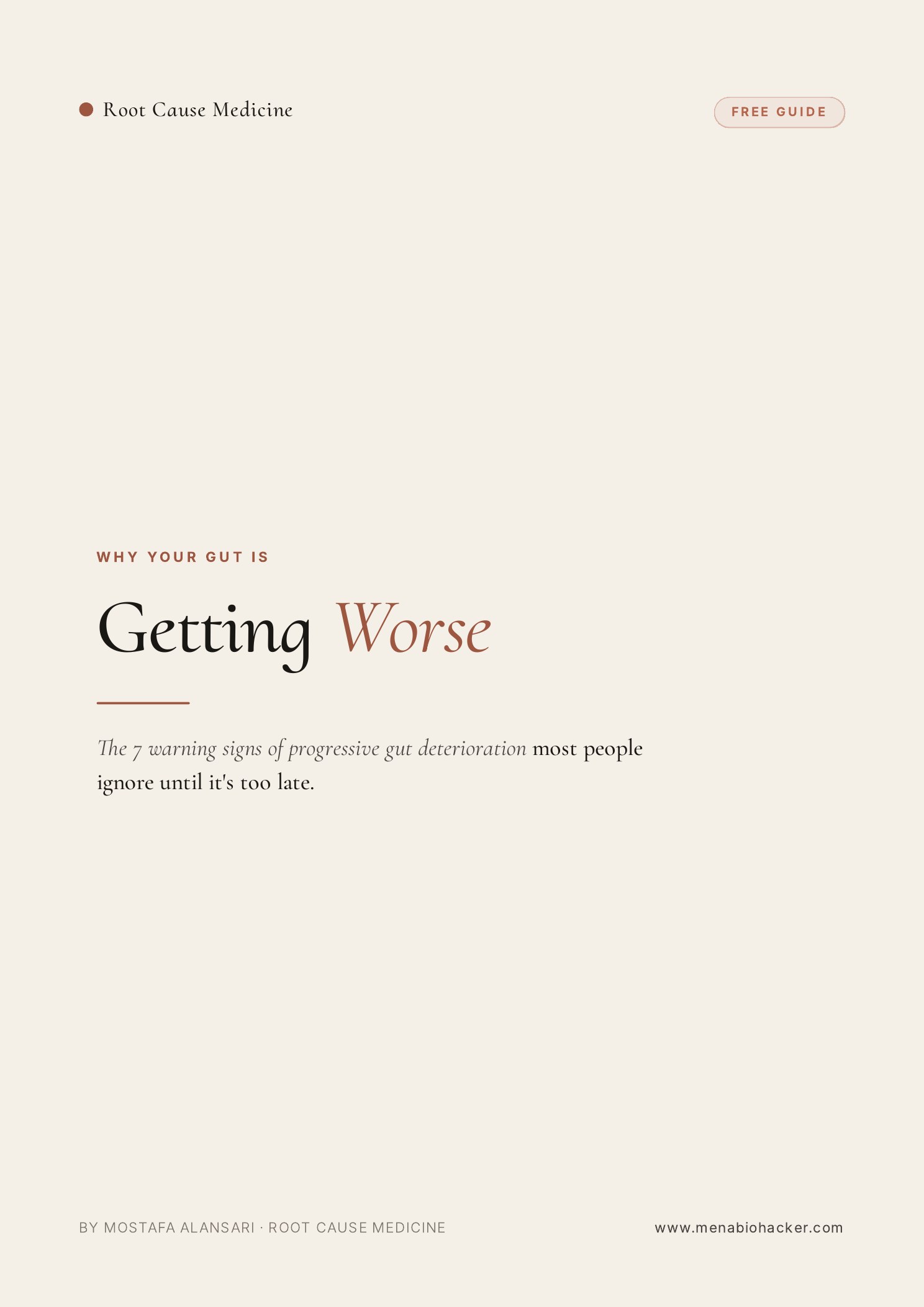 Why Your Gut Is Getting Worse cover